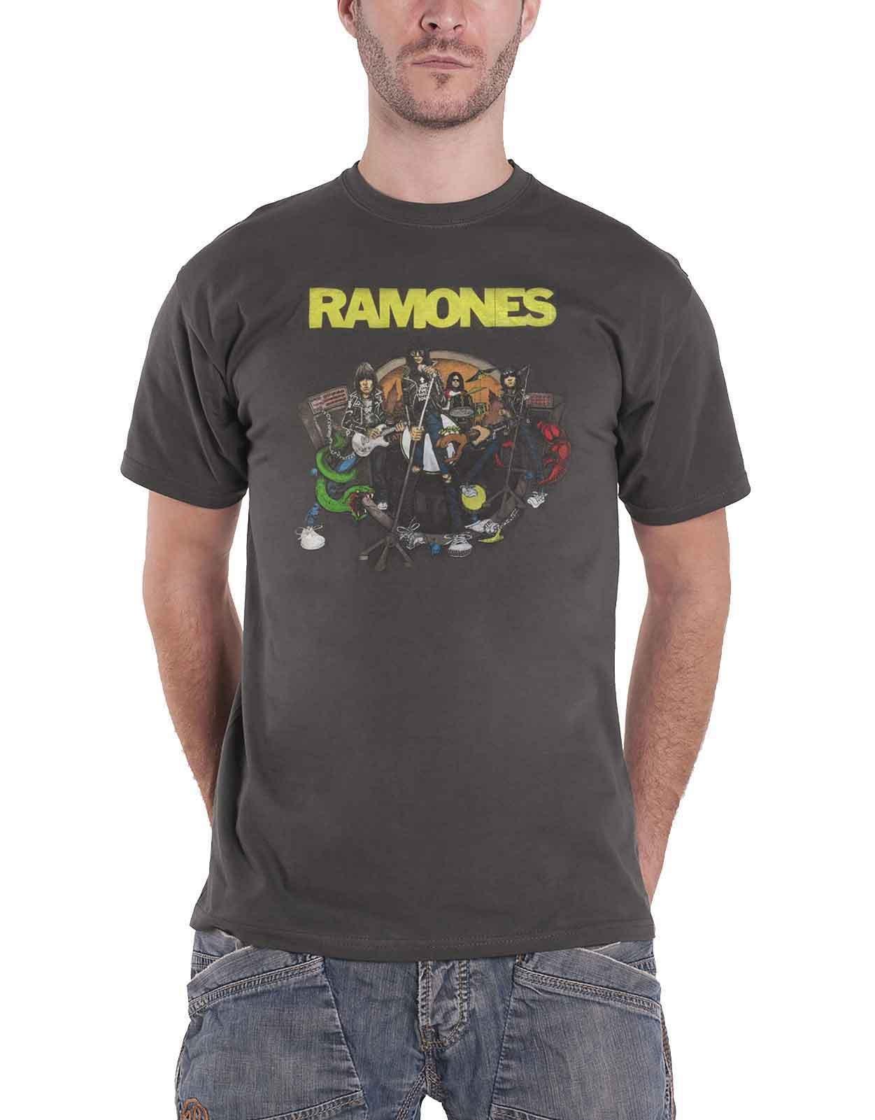 Футболка «Дорога к руинам» Ramones, серый виниловые пластинки warner music ramones road to ruin lp
