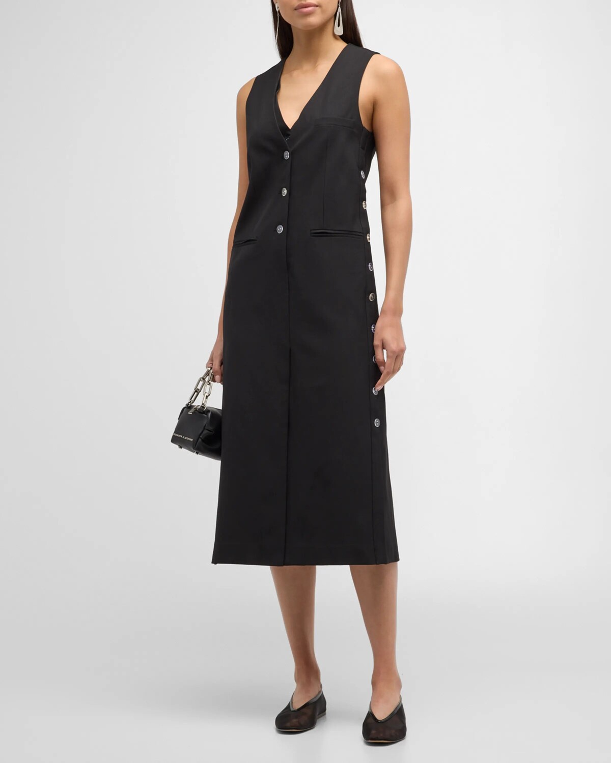 

Платье-жилет по индивидуальному заказу 3.1 Phillip Lim, цвет Black