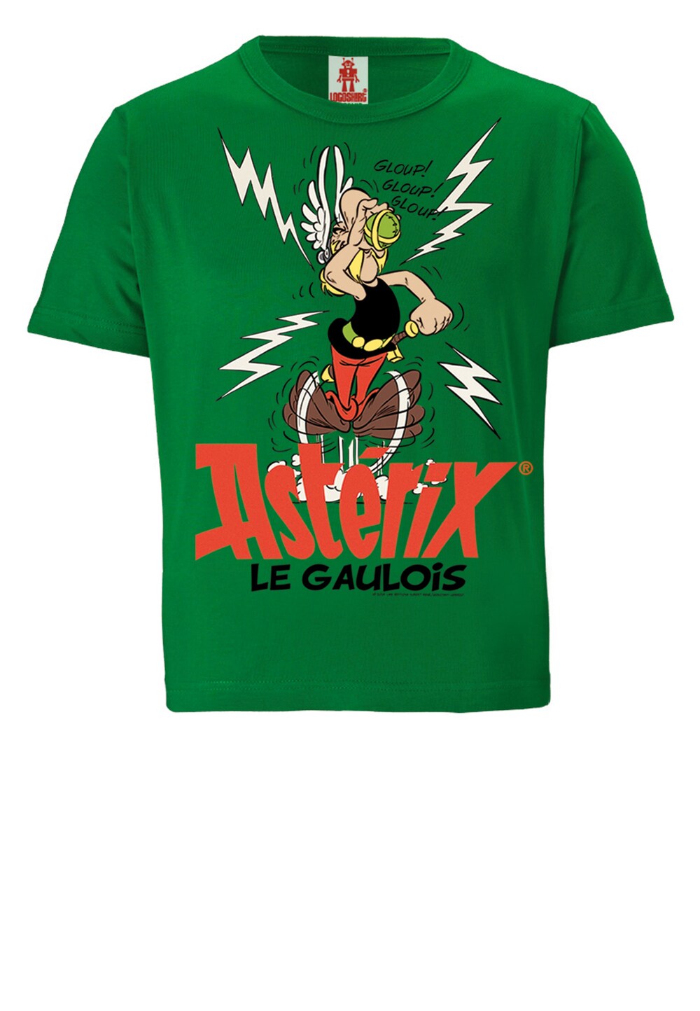 одинокая кукушка зеленая трава Футболка Logoshirt Asterix le Gaulois, трава зеленая