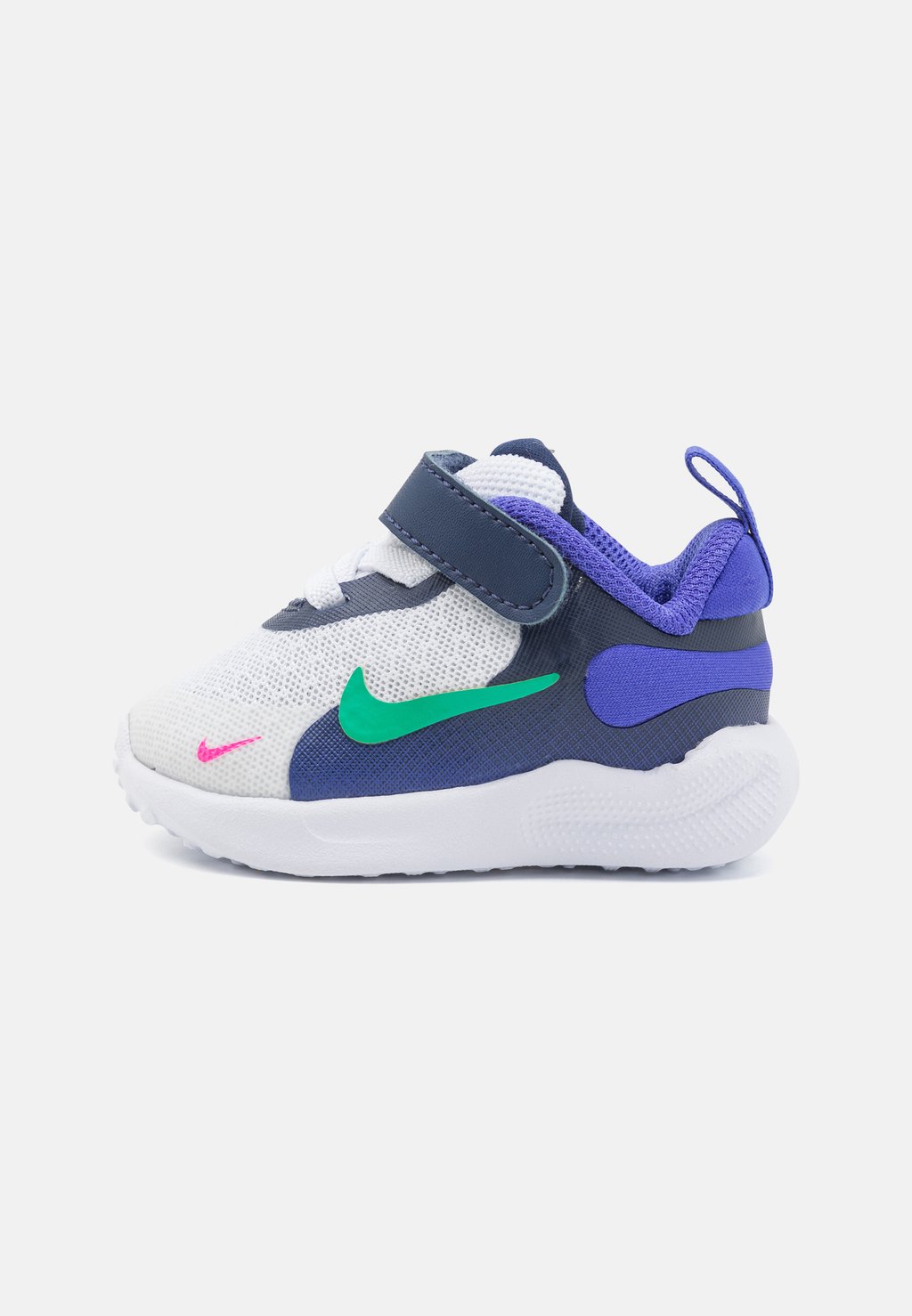 Нейтральные кроссовки Revolution 7 Unisex Nike, цвет white/stadium green/persian violet/midnight navy