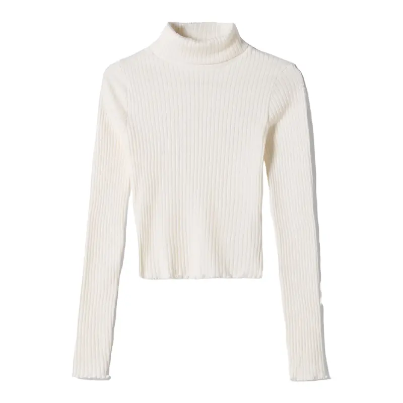 

Свитер Bershka High Neck, кремовый