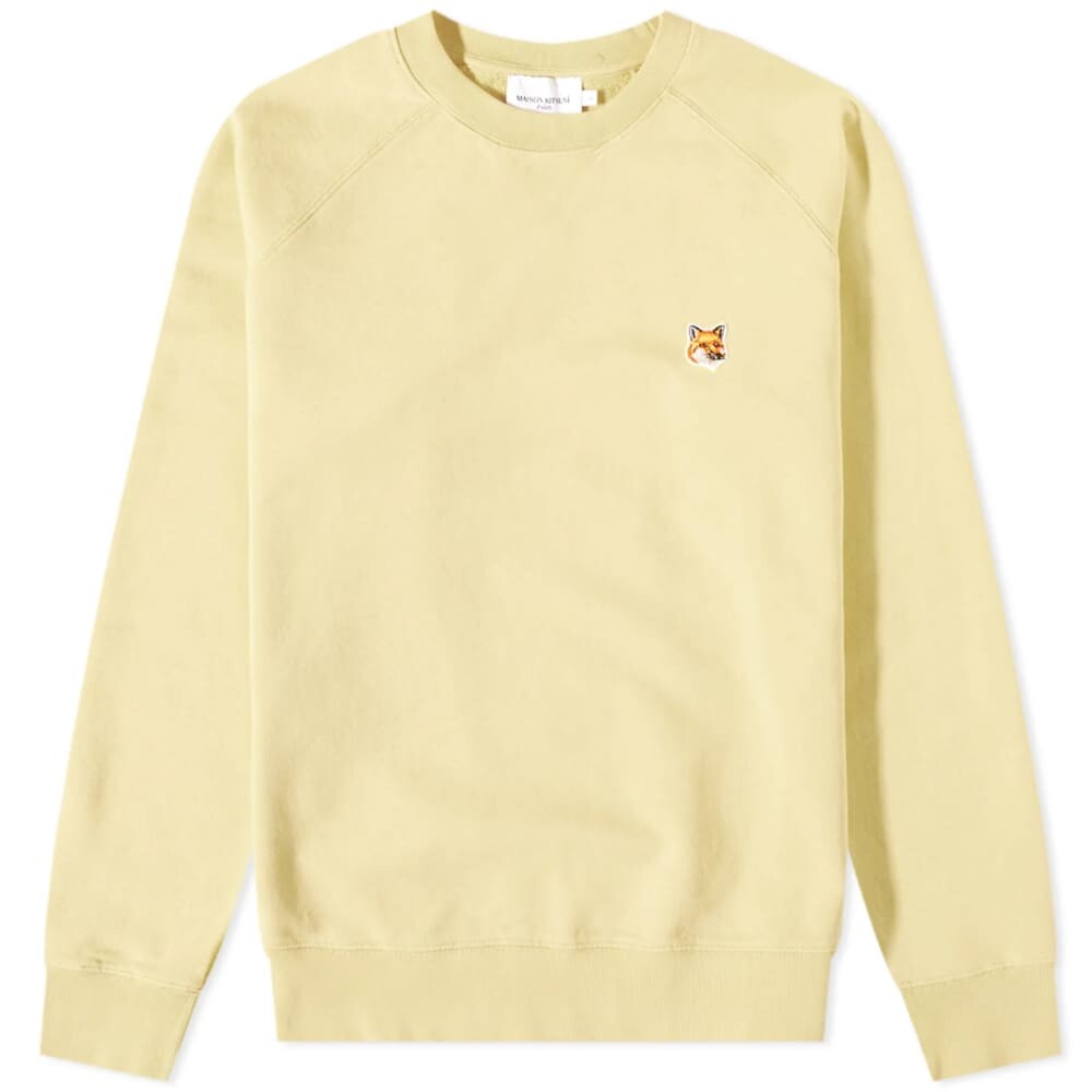 

Толстовка Maison Kitsune Fox Head Patch Adjusted Sweatshirt, Желтый