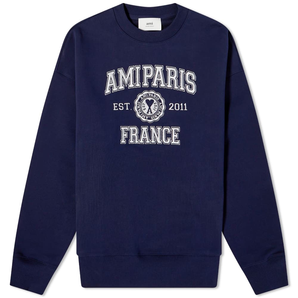 

Толстовка AMI Paris Logo Sweat, Черный