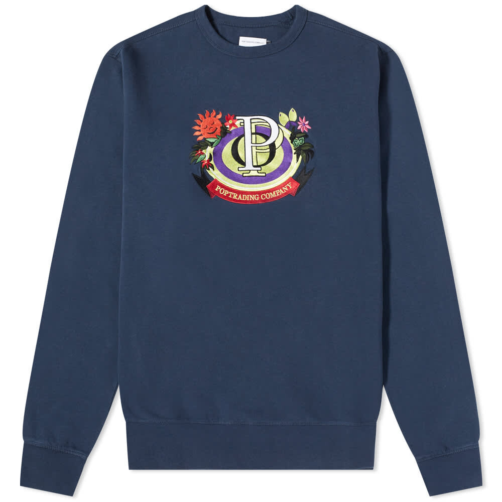 

Джемпер POP Trading Company Floral Crest Crew Sweat, Серый