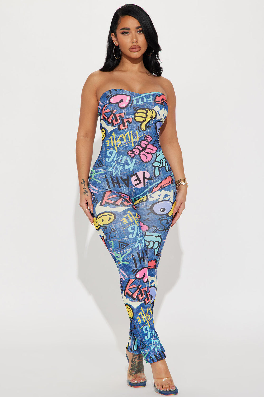 

Комбинезон Fashion Nova YJ1603N, разноцветный