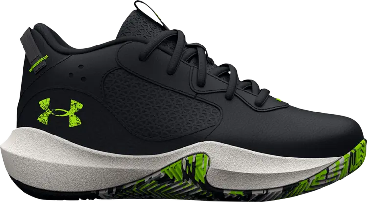 

Кроссовки Under Armour Lockdown 6 PS Black Lime, черный