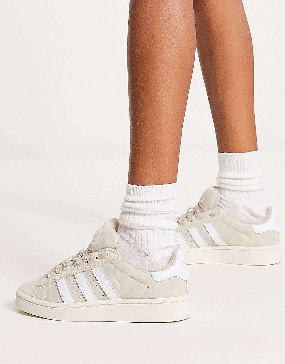 Белые кроссовки adidas Originals Campus – заказать из-за границы с доставкой в «CDEK.Shopping»