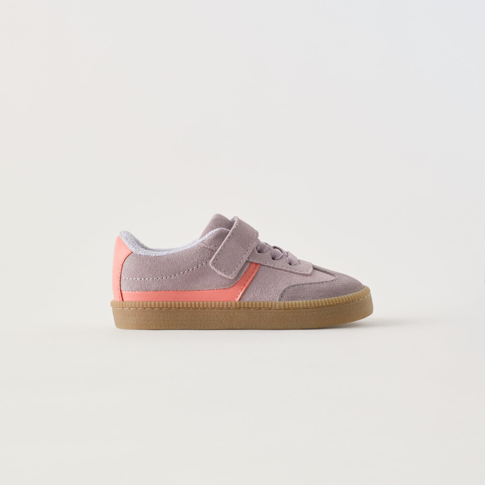 

Кроссовки Zara Leather Retro Unisex, светло-фиолетовый