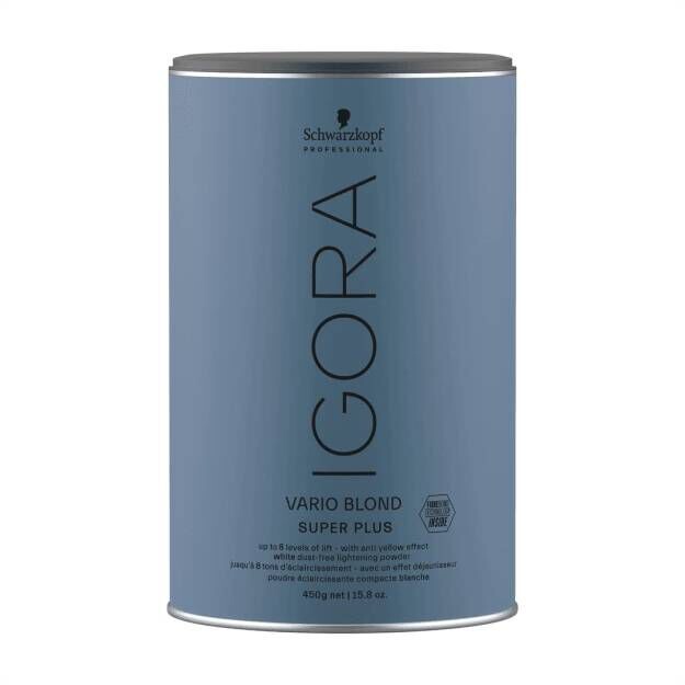 Schwarzkopf Professional Igora Vario Blond осветлитель для волос, 450 г schwarzkopf igora vario blond plus осветляющий порошок 450 гр