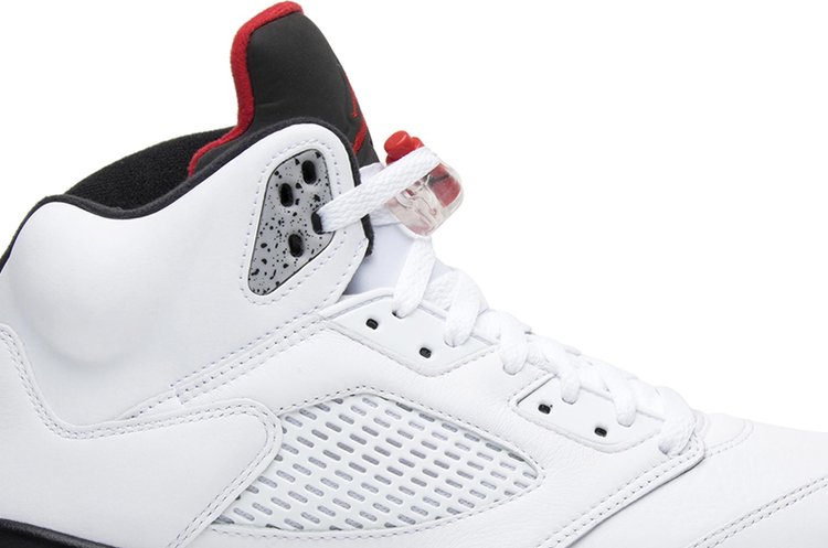 Nike air jordan 5 white sale