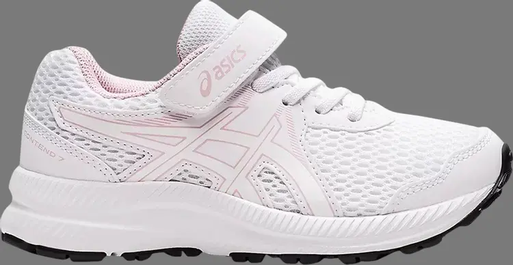 

Кроссовки contend 7 ps 'white barely rose' Asics, белый