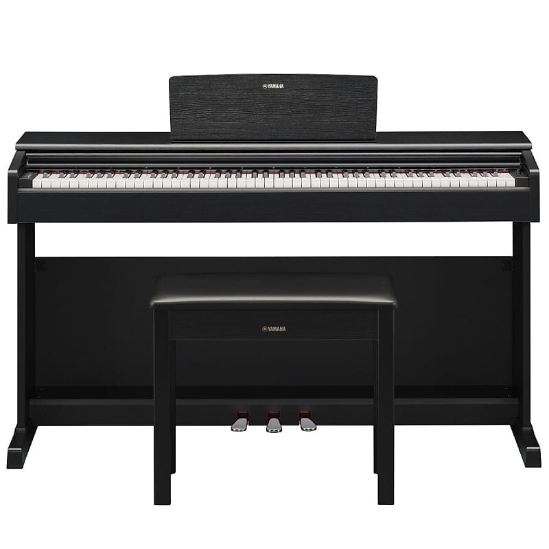 

Yamaha YDP145B 88-клавишное цифровое пианино Arius со скамьей, механизм GHS, черный орех YDP145B 88-key Arius Digital Piano w/ Bench, GHS Action,