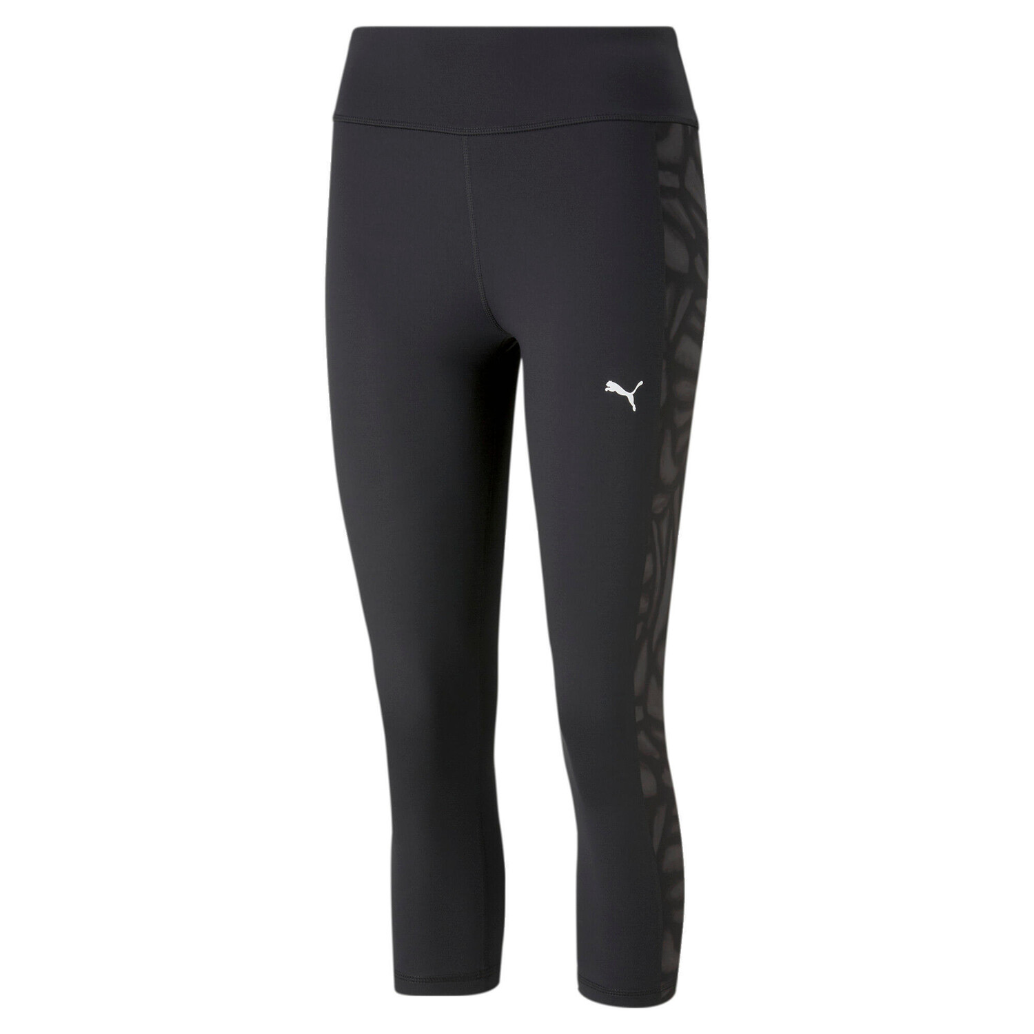 

Леггинсы 3/4 высокие женские Puma Favorites AOP, черный/черный/серый