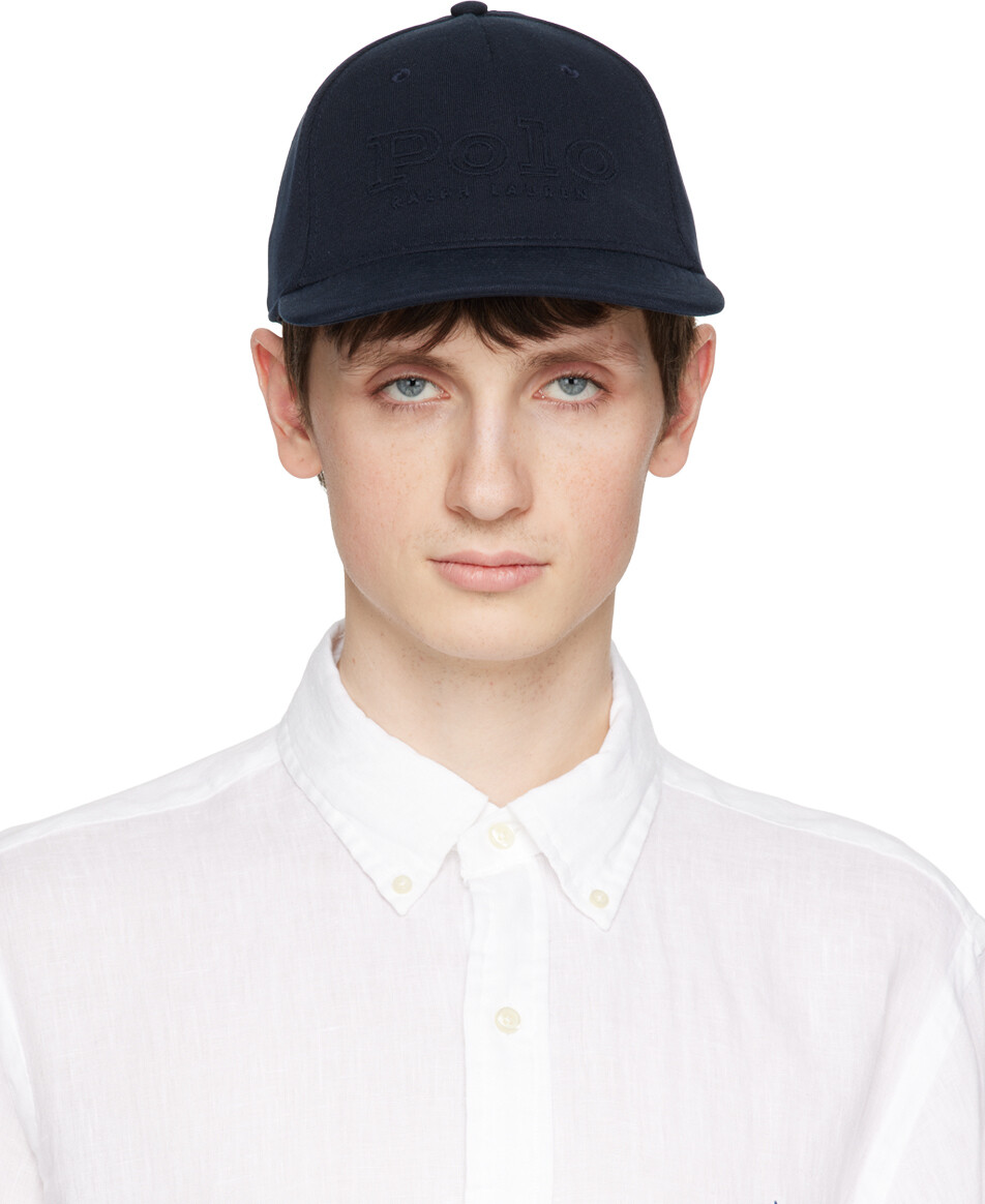 

Черная кепка с вышивкой Polo Ralph Lauren
