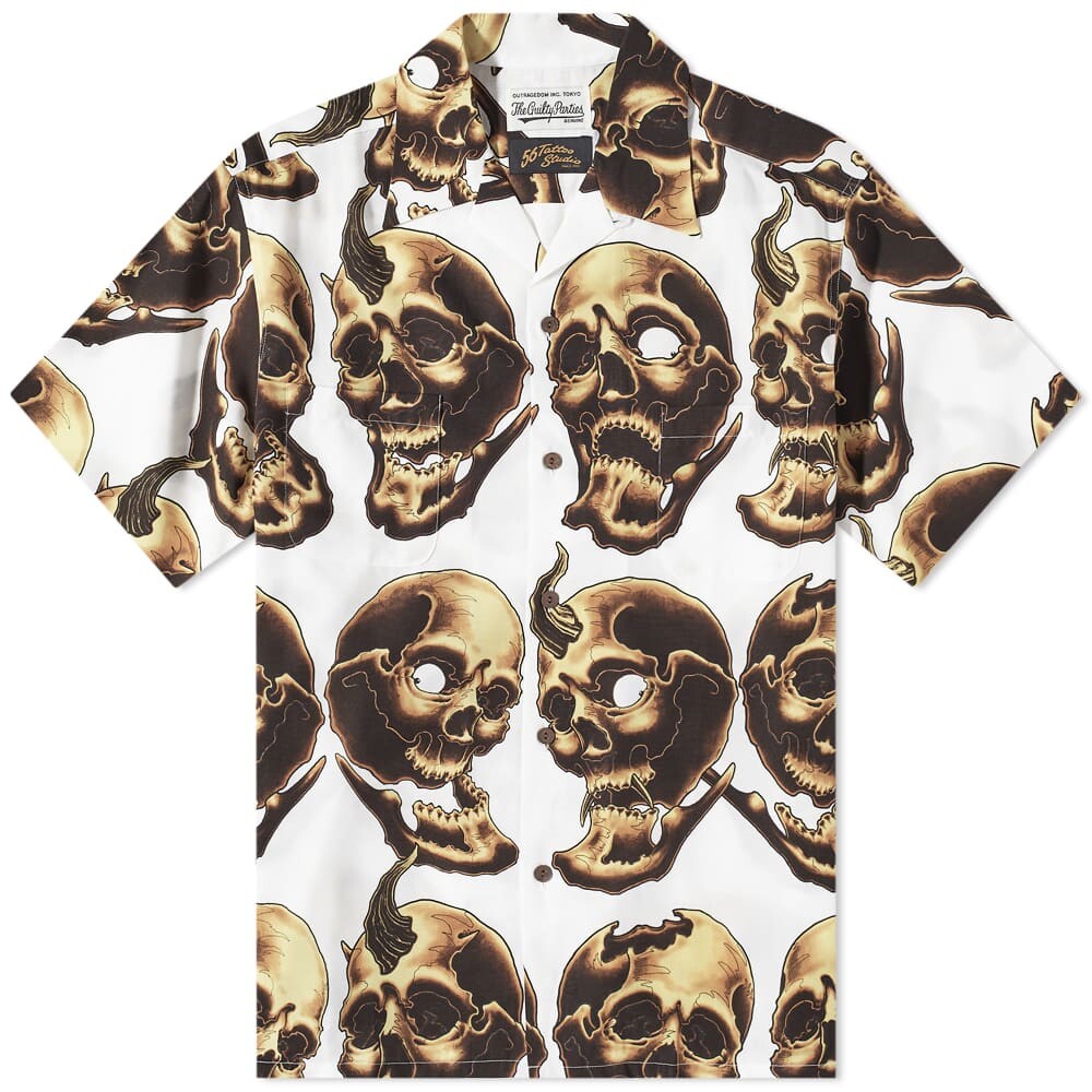 

Рубашка Wacko Maria 56 Tattoo Studio Anniversary Vacation Shirt