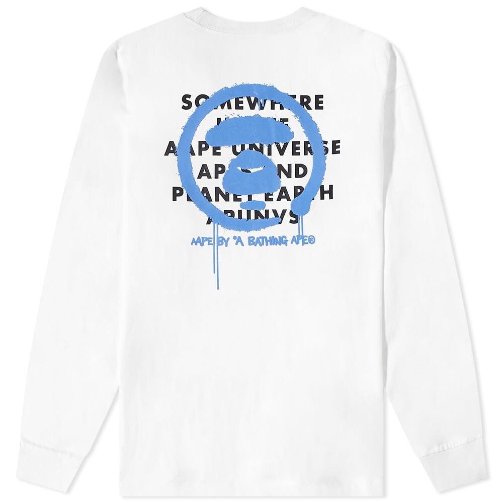 

Футболка AAPE Long Sleeve Spray Tee