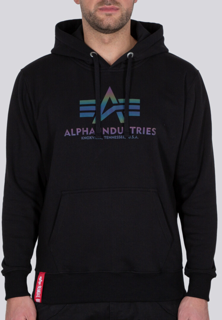 

Балахон Alpha Industries Basic Rainbow Ref. Print, черный