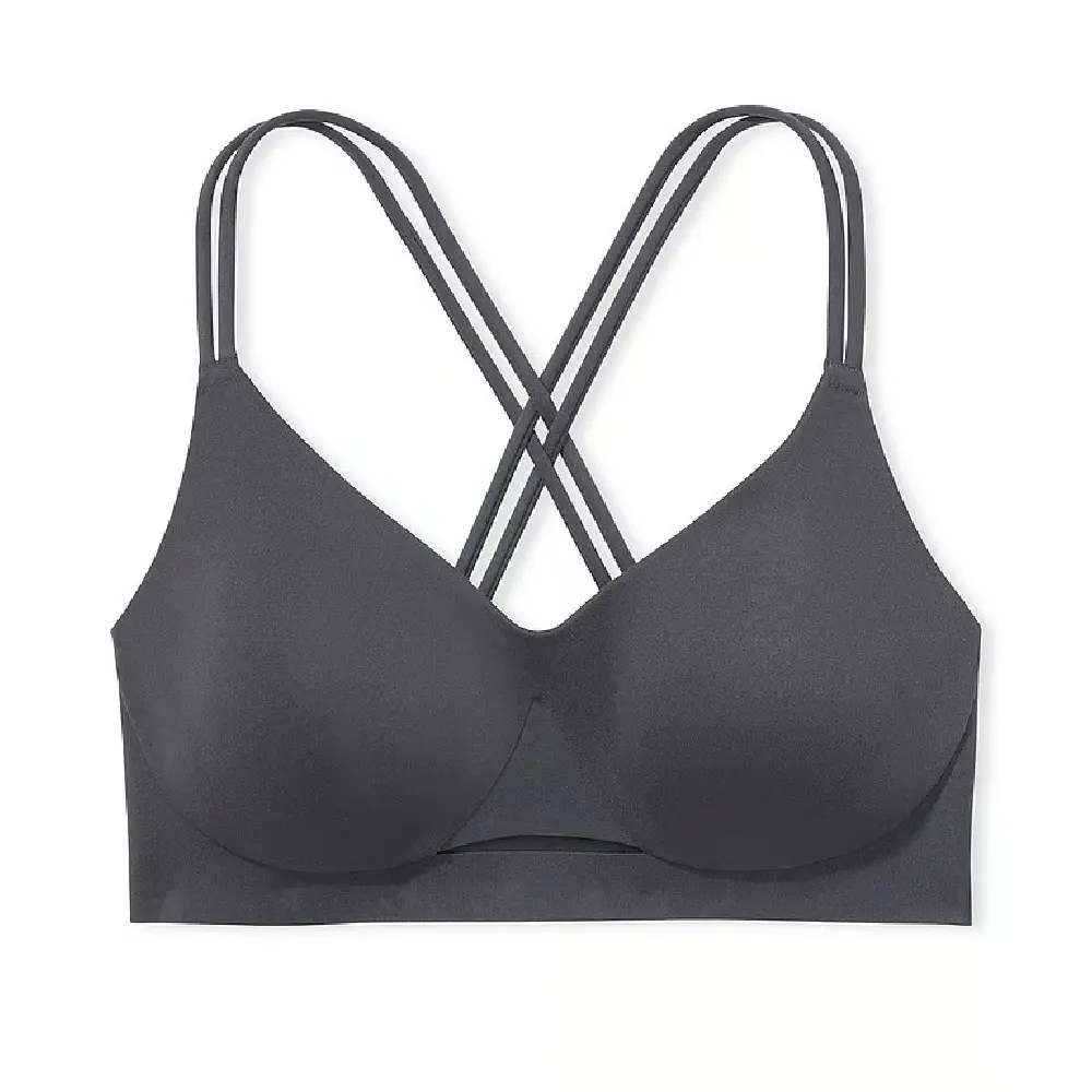 

Топ спортивный Victoria's Secret Elevate Strappy-Comfort Sports, серый