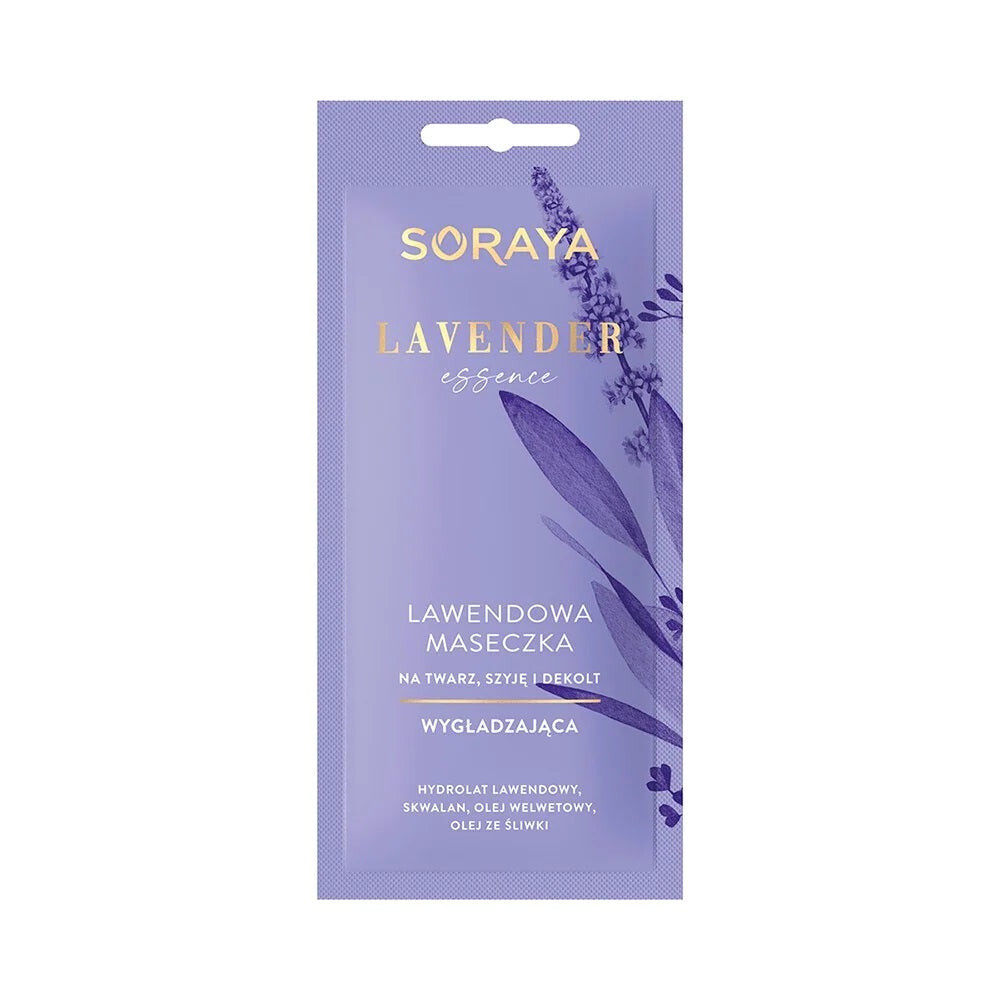 

Soraya Лавандовая разглаживающая маска Lavender Essence для лица, шеи и зоны декольте 8мл