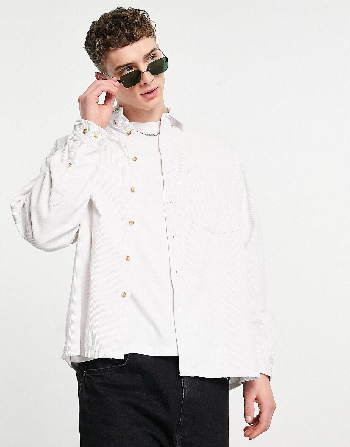

Светло-коричневая вельветовая рубашка свободного кроя ASOS DESIGN ASOS DESIGN