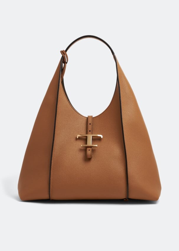 

Сумка-хобо TOD'S Timeless medium hobo bag, коричневый