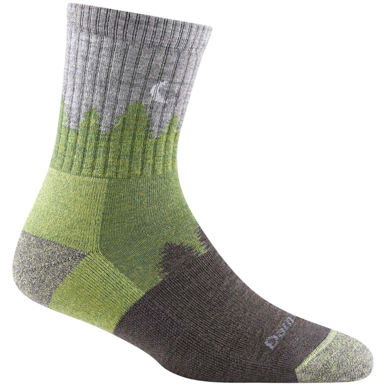 

Носки средней плотности Darn Tough Treeline Micro Crew Cushion - женские, willow