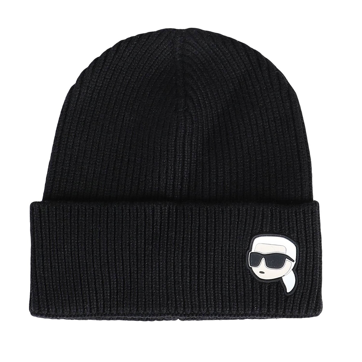 

Вязанная шапка Karl Lagerfeld K/ikonik 2.0 Beanie, черный