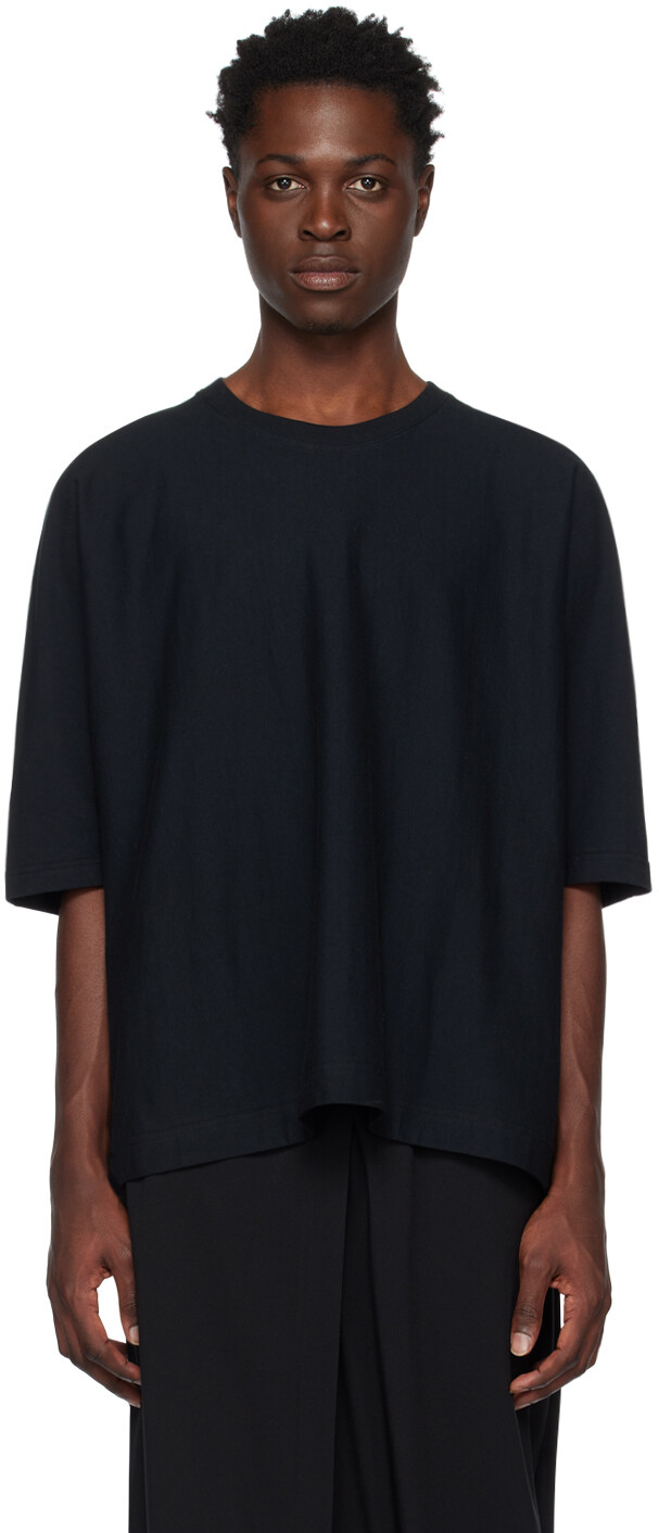 

Черная футболка Release-T Homme Plissé Issey Miyake