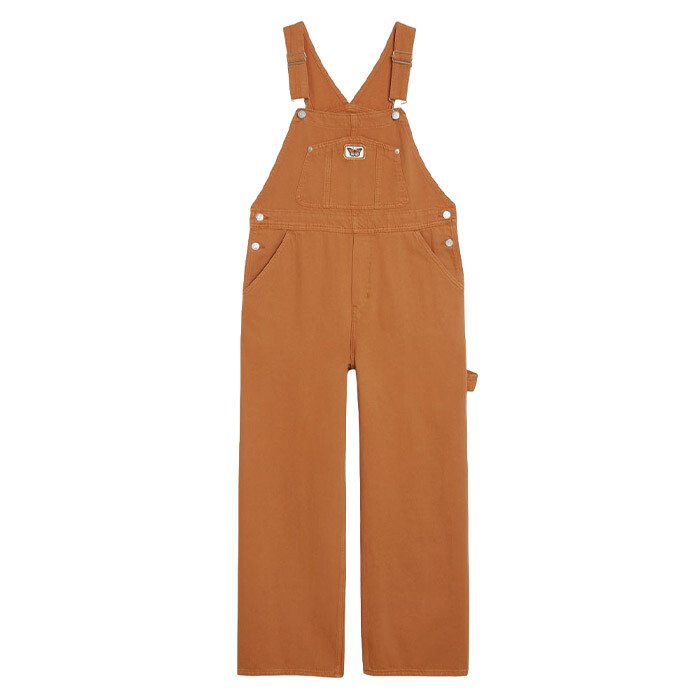 

Джинсовый комбинезон H&M Oversized, оранжевый