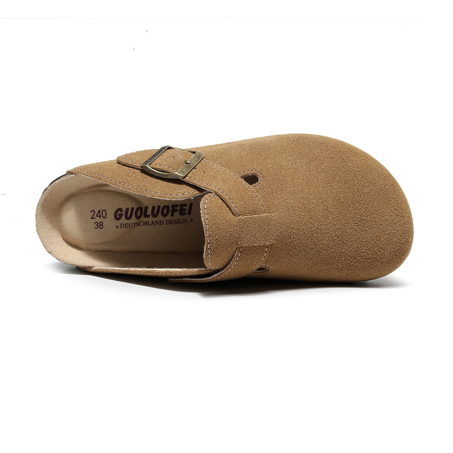 

Сабо с закрытым носком унисекс Golofi, цвет 151 Baotou beige CQ matte leather