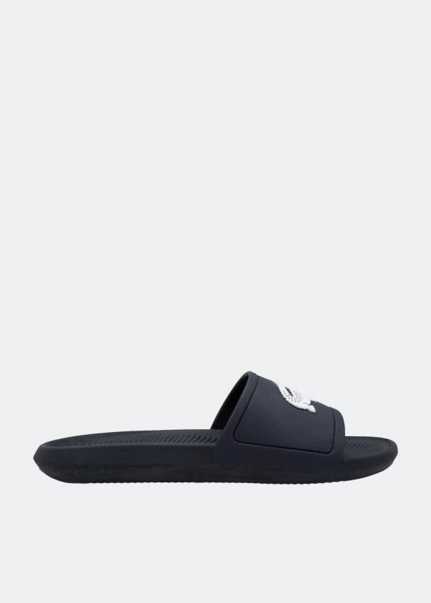 

Шлепанцы LACOSTE Croco slides, синий
