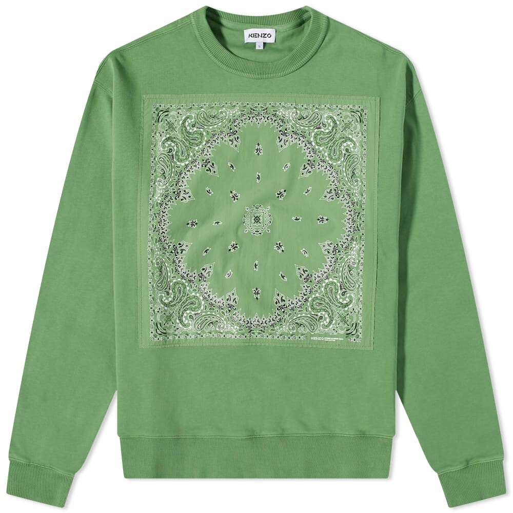 

Толстовка Kenzo Bandana Crew Sweat, Зеленый