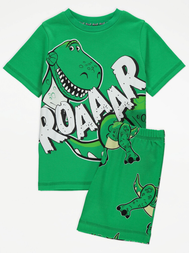

Зеленая короткая пижама Disney Toy Story Rex Roaaar George., зеленый