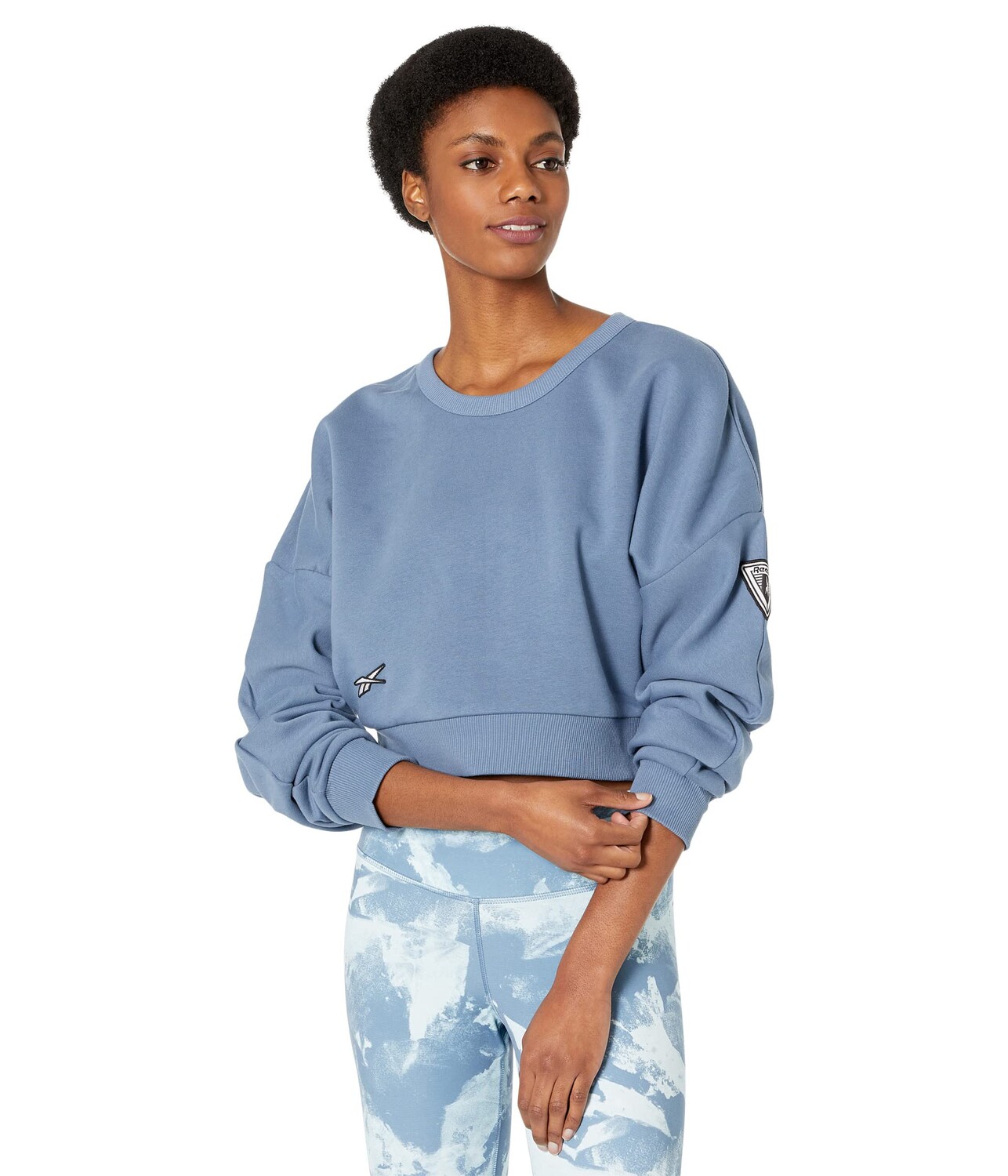 

Флисовый худи Reebok, Meet You There Crew, Синий