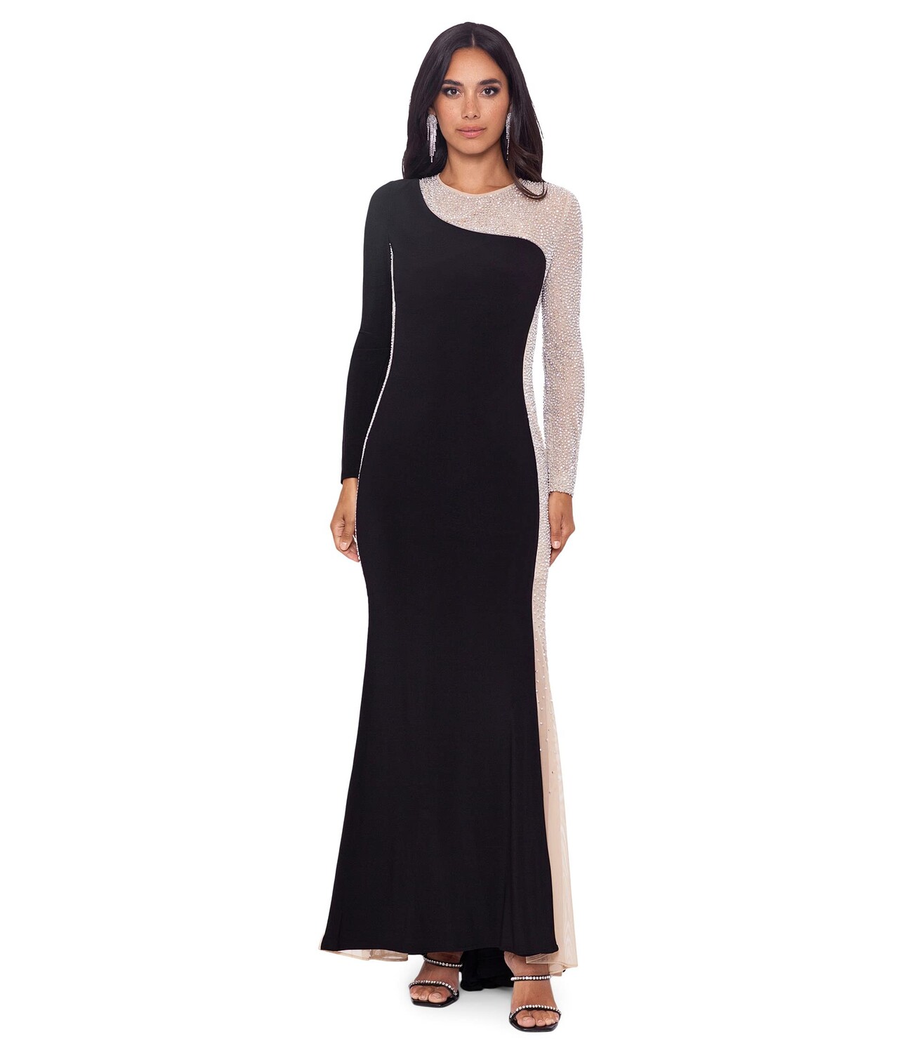

Платье XSCAPE, Long Caviar Bead Dress
