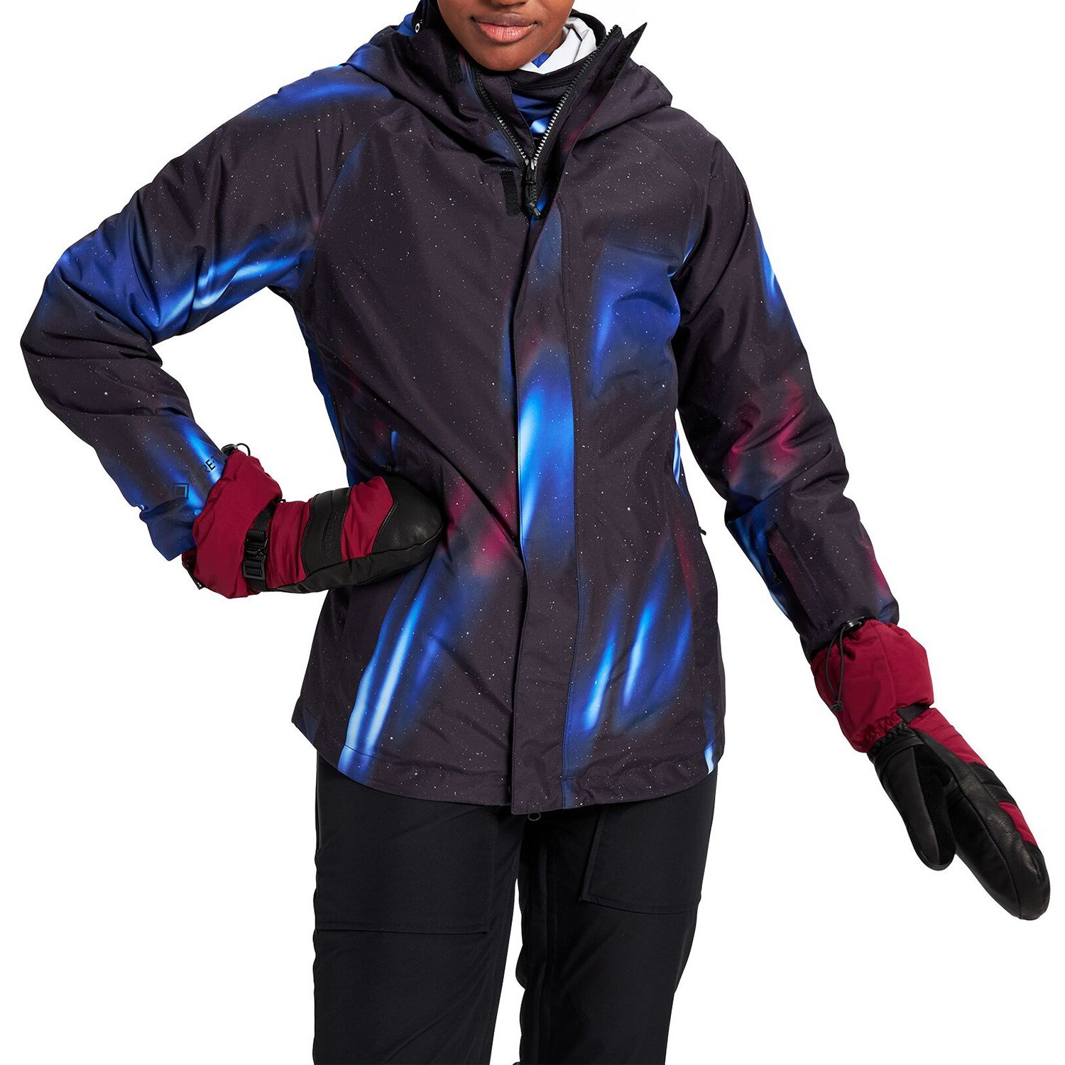 Куртка Burton Goretex Powline утепленная, красный / синий утепленная куртка watson tog24 синий