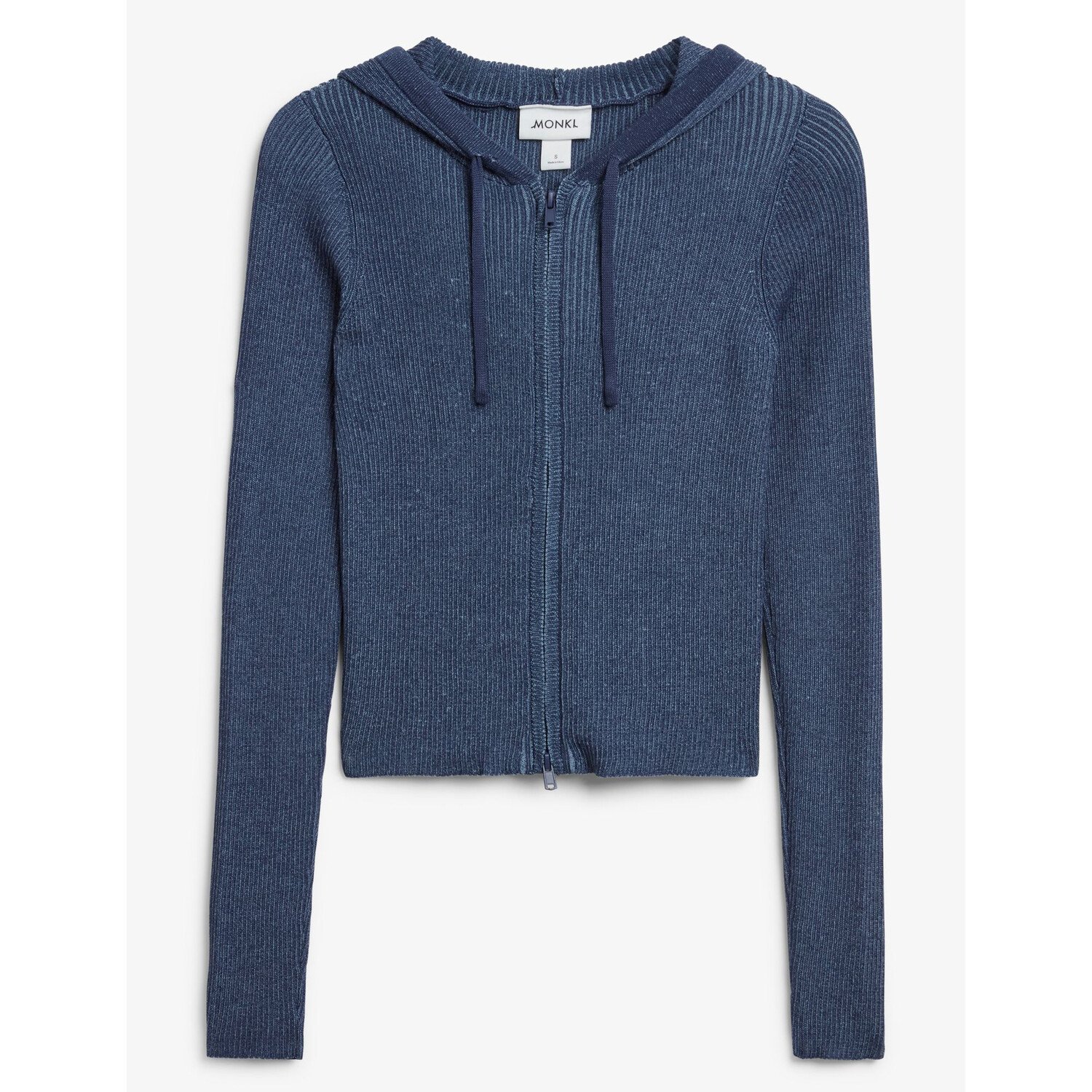 

Кардиган Monki Hooded knit, пыльно-синий