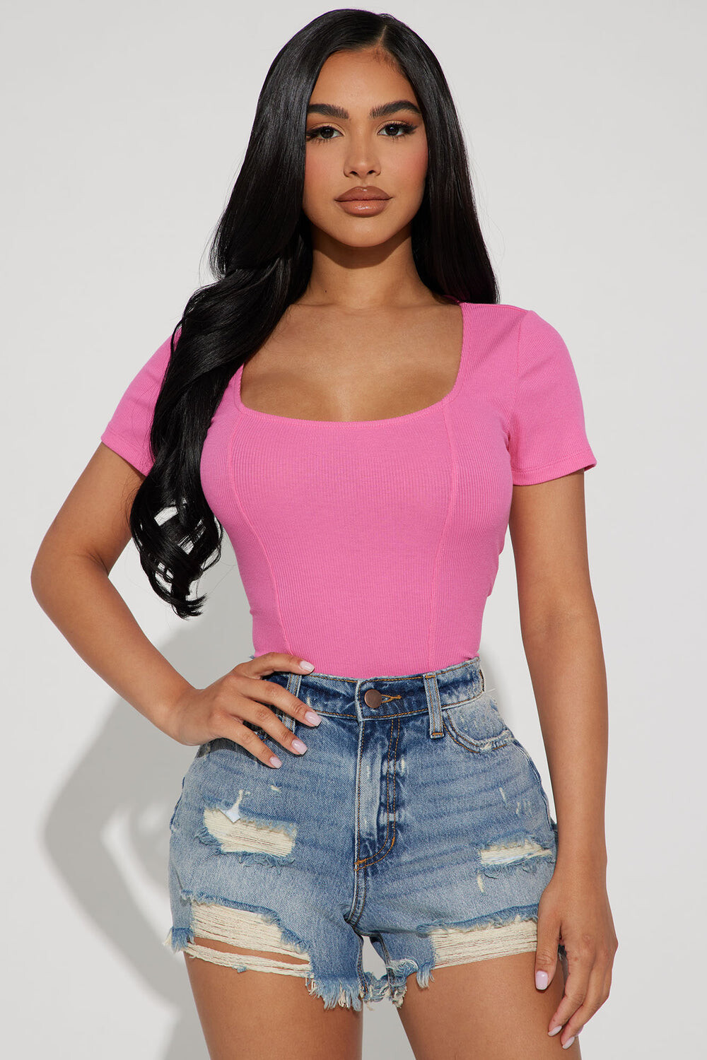 

Топ Fashion Nova 74274, розовый
