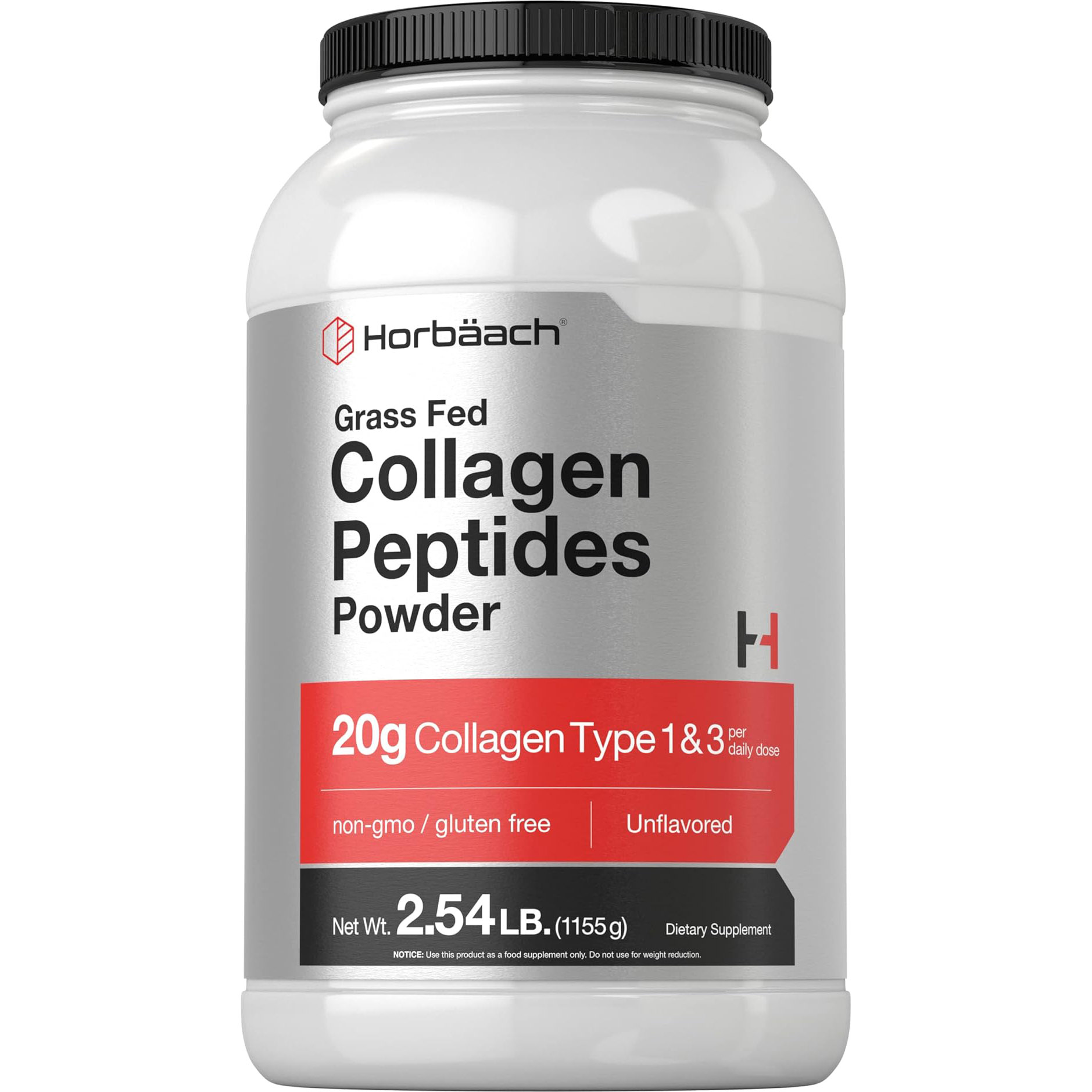 Коллаген Horbaach Peptides Powder, 1155 гр коллаген horbaach multi protein 908 гр