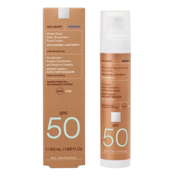 

Korres легкий осветляющий крем для лица SPF 50, 50 мл