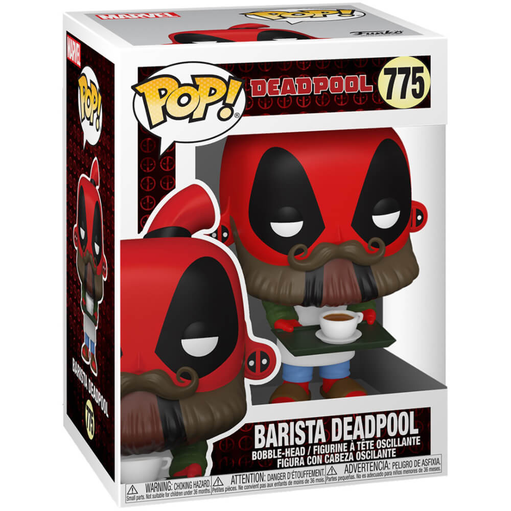 интерактивный костюм дэдпул deadpool 6453 190 200 см Фигурка Funko Pop! Marvel: Deadpool 30th - Coffee Barista