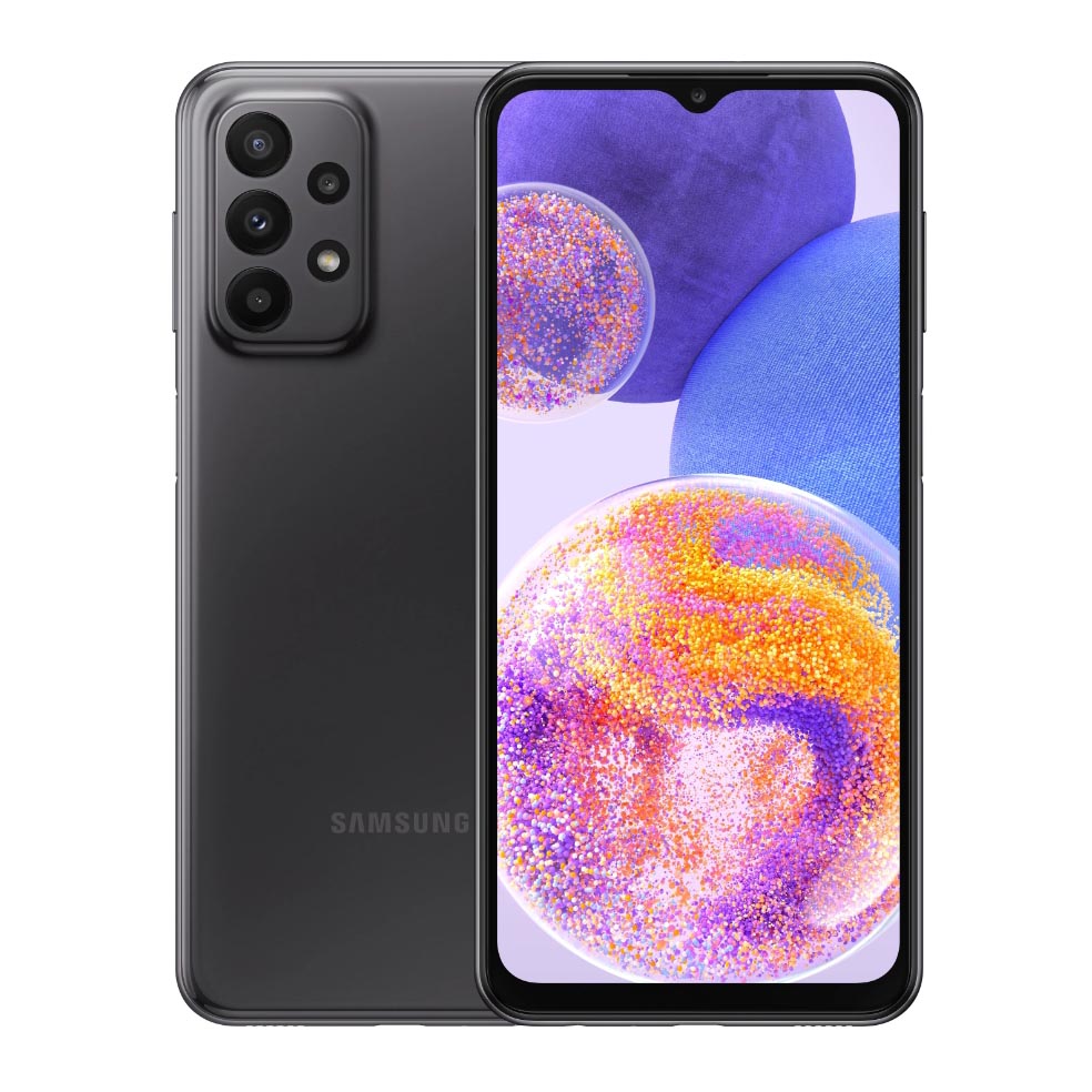 Смартфон Samsung Galaxy A23 4/128 Гб, черный смартфон samsung galaxy a23 4 64gb оранжевый