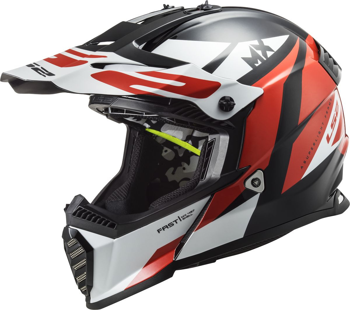 цена Шлем LS2 MX437 Fast Evo Strike для мотокросса