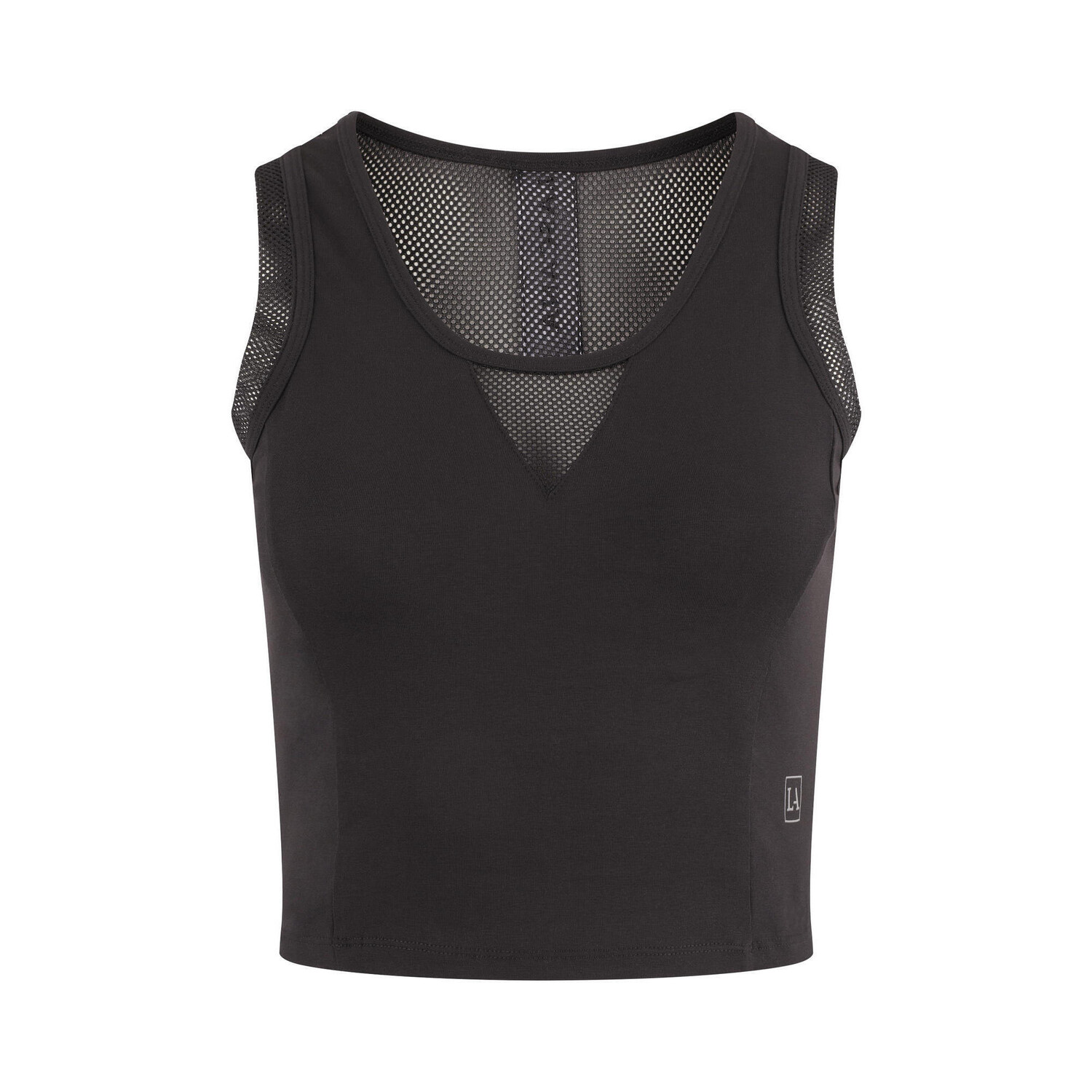 

Женские укороченные топы LASCANA ACTIVE, черный