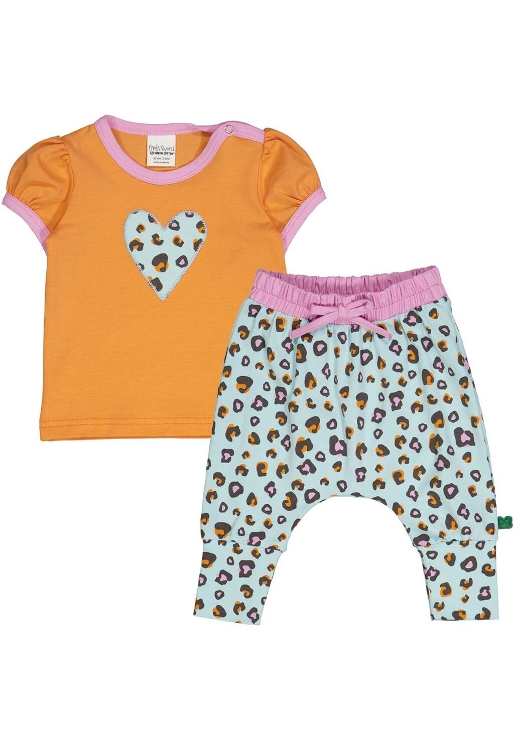 

Брюки SET Fred's World by Green Cotton, цвет tangerine