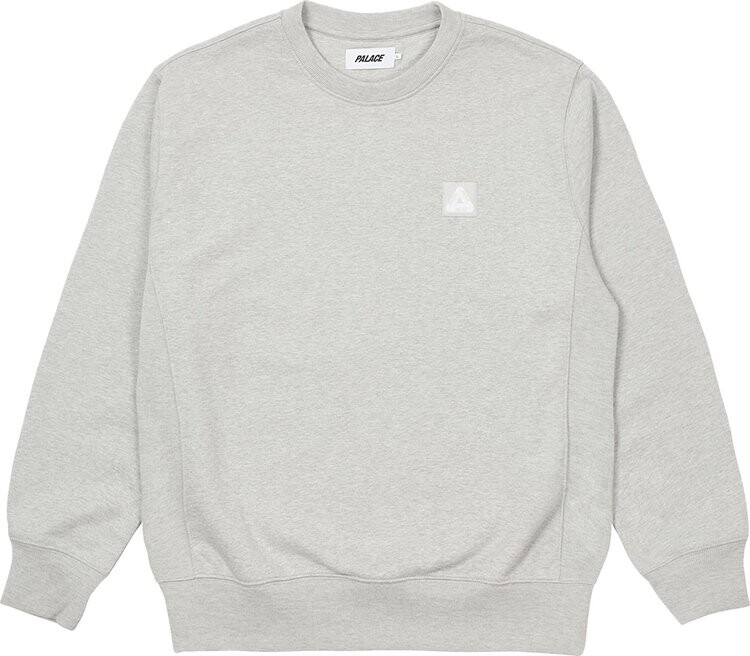 Толстовка Palace Square Patch Crew 'Grey Marl', серый