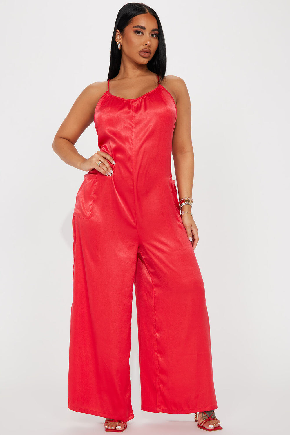 

Комбинезон Fashion Nova HF23F173, красный