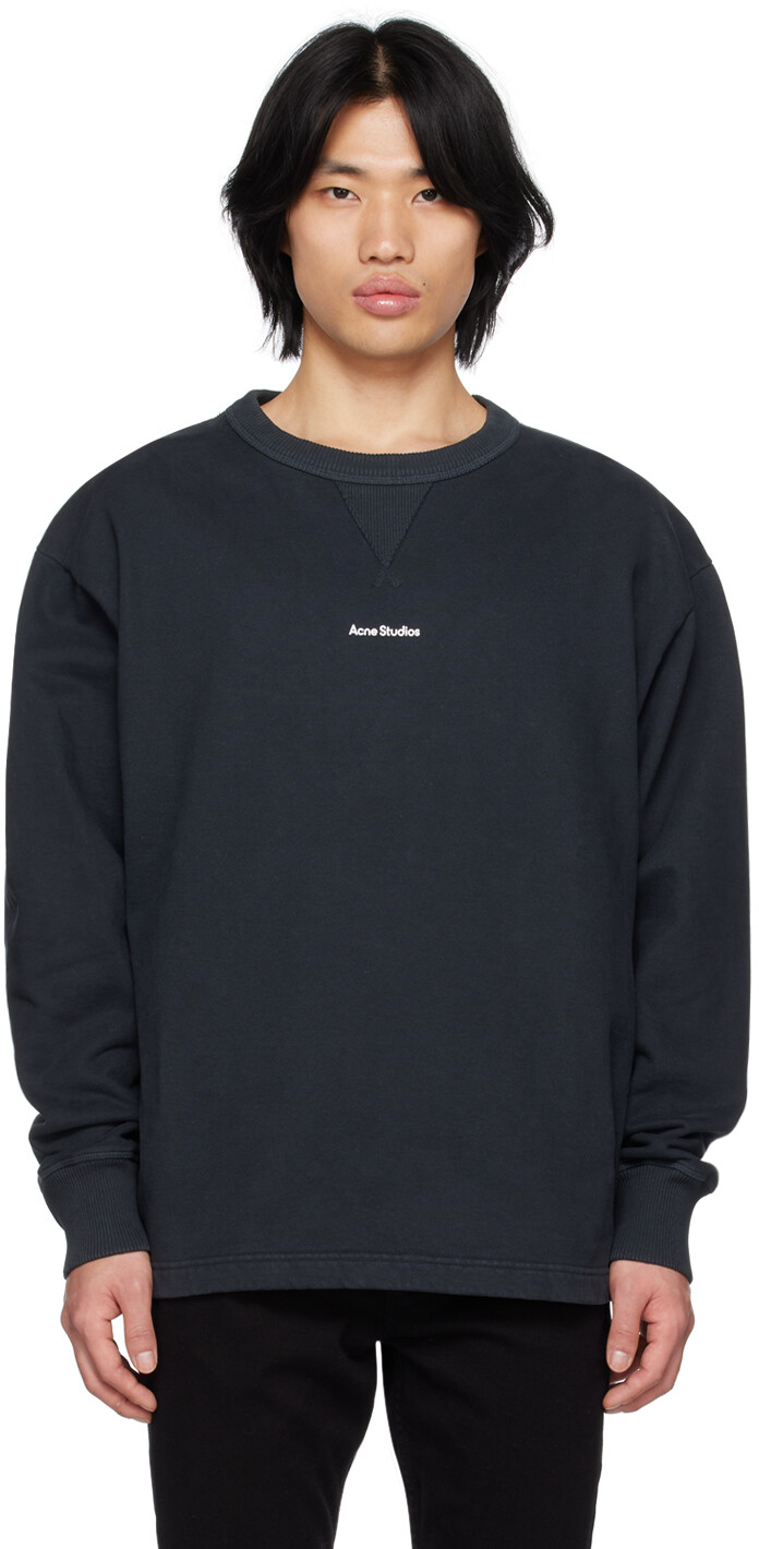 

Толстовка с черным штампом Acne Studios, Черный