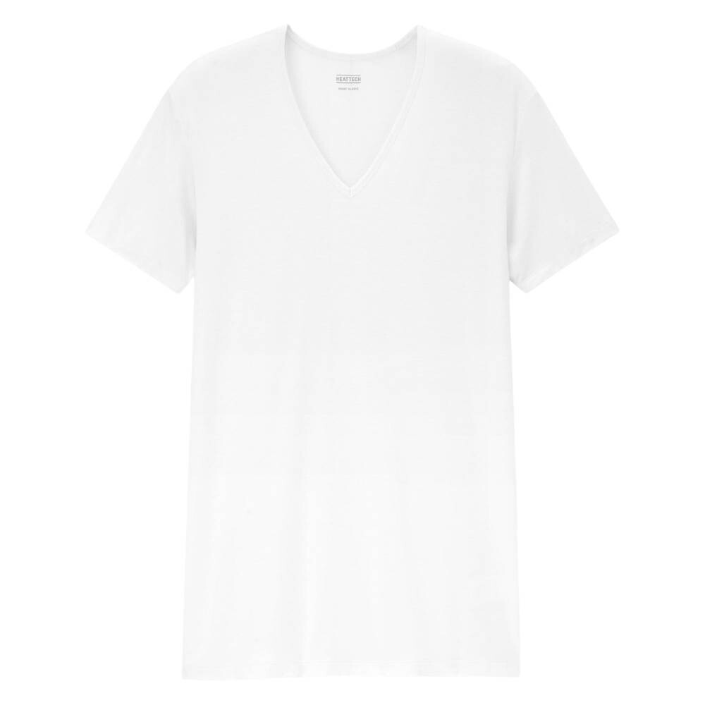 

Футболка Uniqlo Heattech V Neck Short Sleeved Thermal, белый