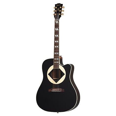 Gibson Jerry Cantrell Songwriter Акустическая электрогитара Ebony с футляром Jerry Cantrell Songwriter Acoustic Electric Guitar Ebony With Case